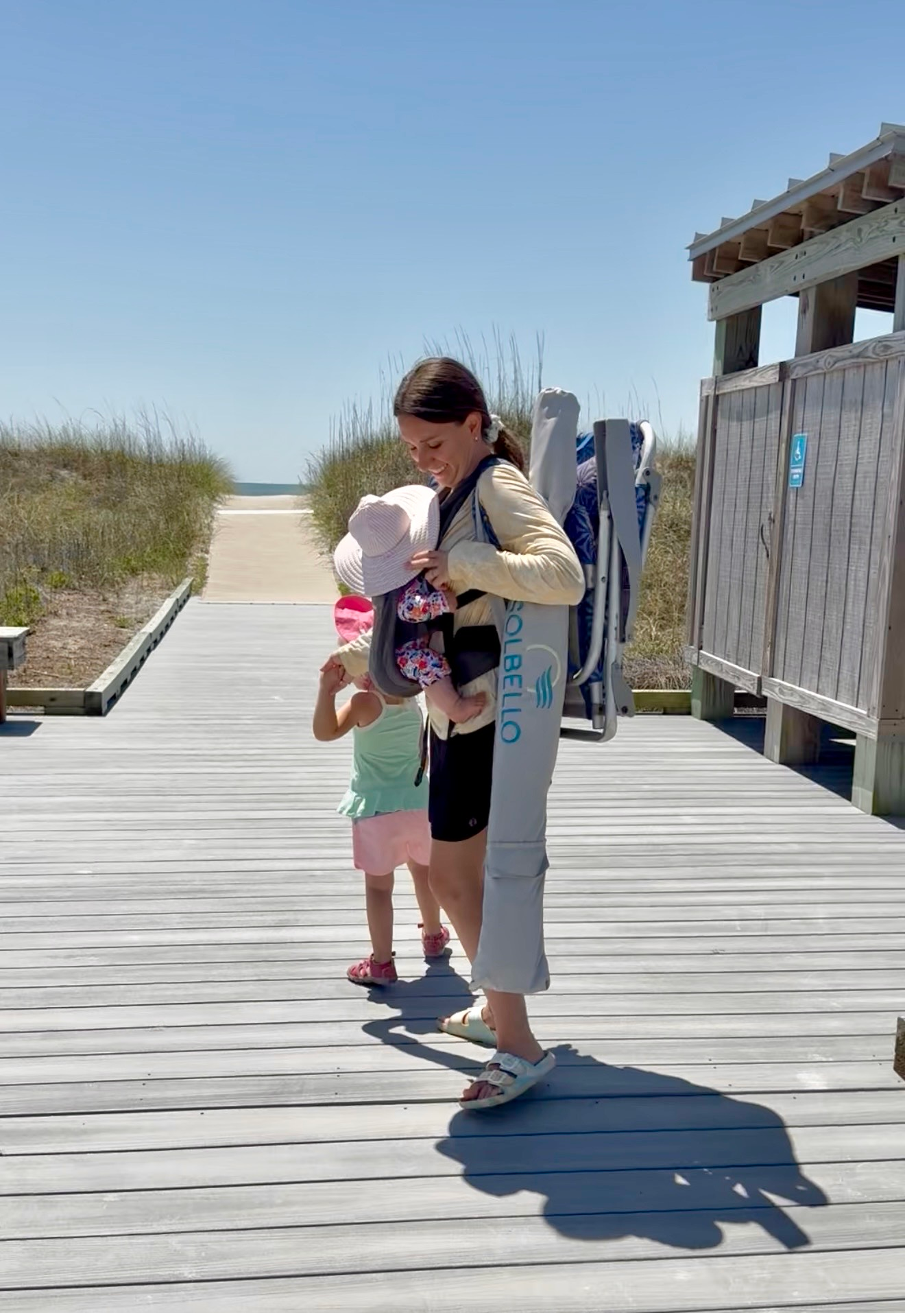 All You Need for a Beach Day as a Mom Going Solo with a Baby + Toddler
